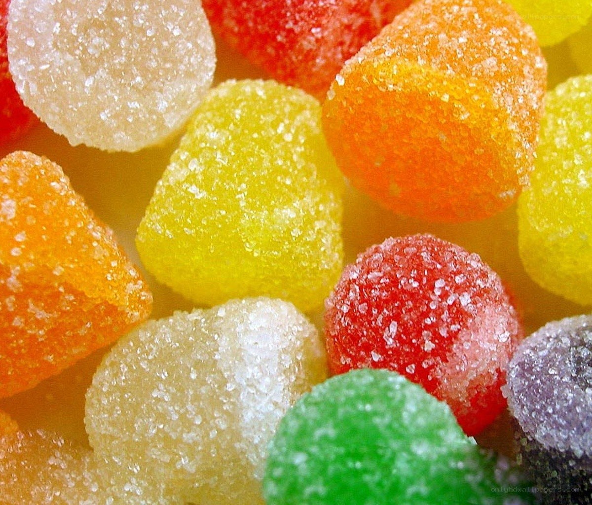 colorful sugar-coated candies