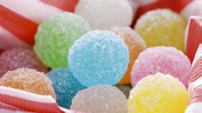 Colorful Sugar-coated Candies — Blue