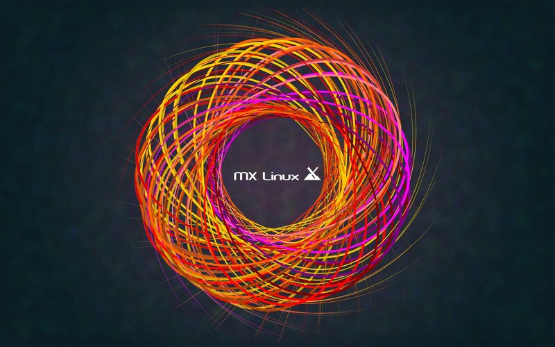 Colorful Swirl Design — Orange, Dynamic