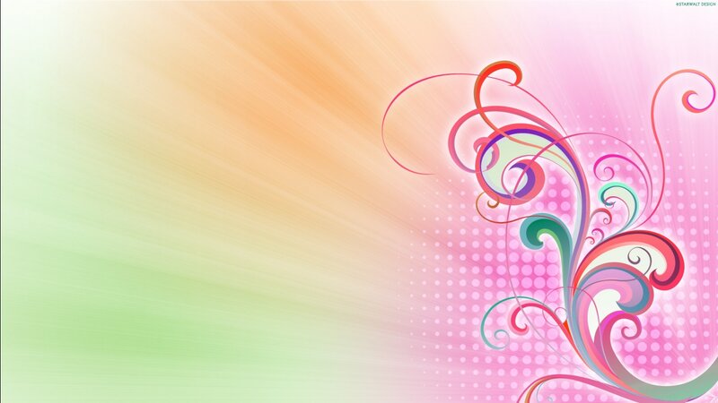 Colorful Swirl Design — Pink
