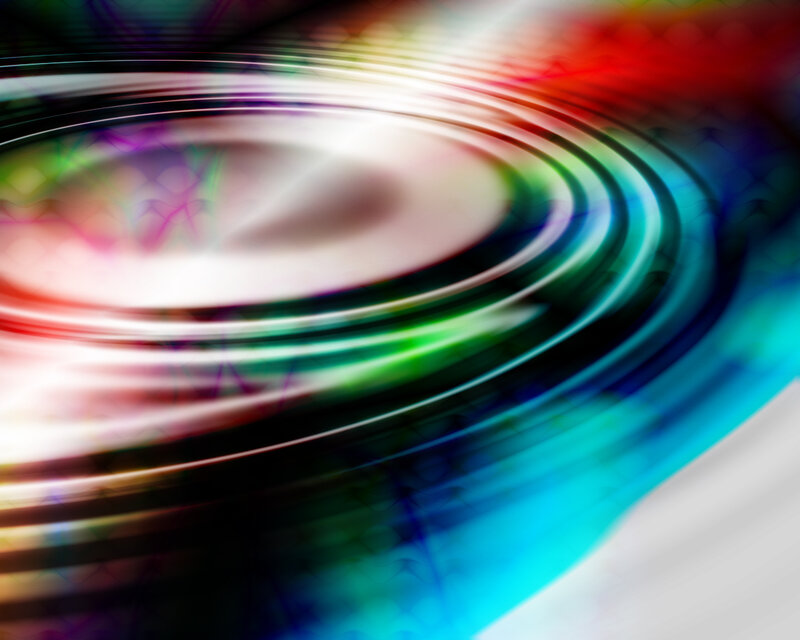 Colorful Swirl Pattern — Blue