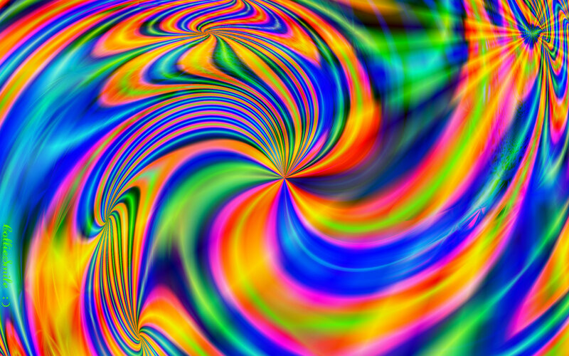Colorful Swirl Pattern — Blue, Vibrant