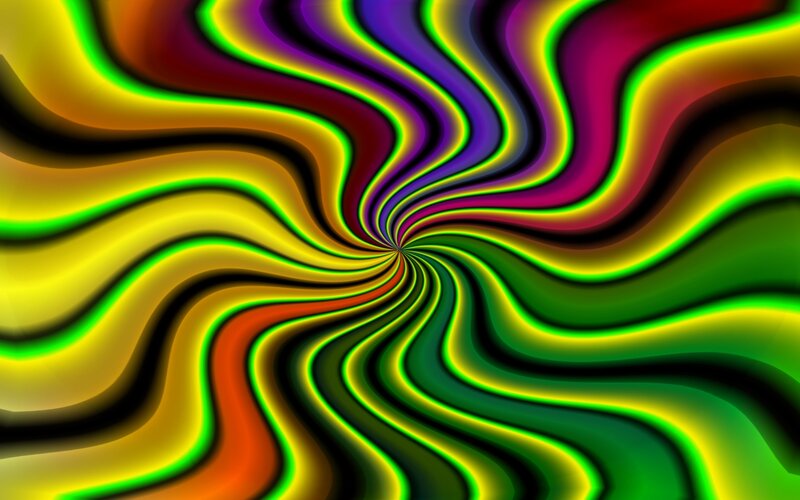 Colorful Swirl Pattern — Green, Hypnotic, Abstract, Swirls