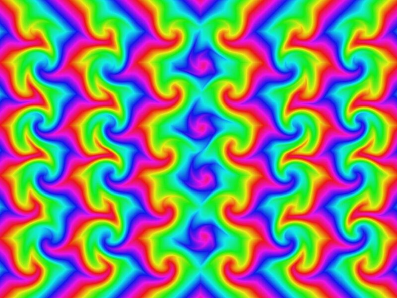 Colorful Swirl Pattern — Green, Hypnotic, Abstract