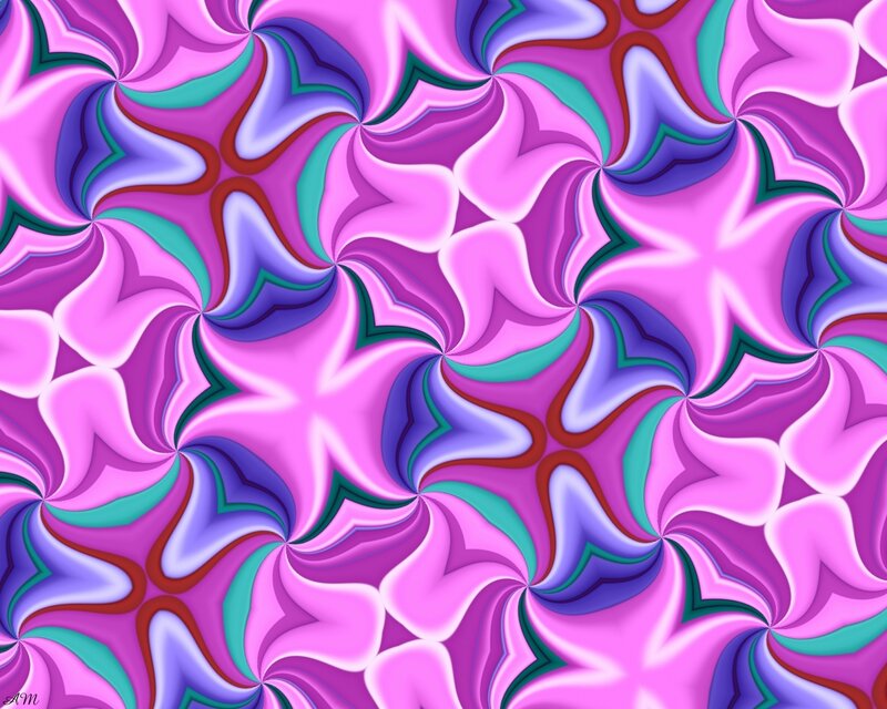 Colorful Swirl Pattern — Pink, Vibrant, Abstract, Swirls