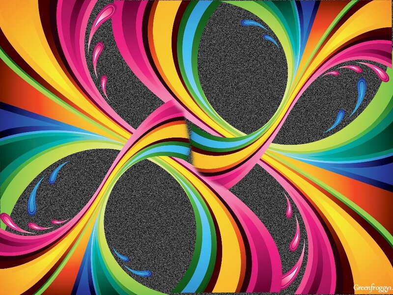Colorful Swirl Pattern — Rainbow, Vibrant