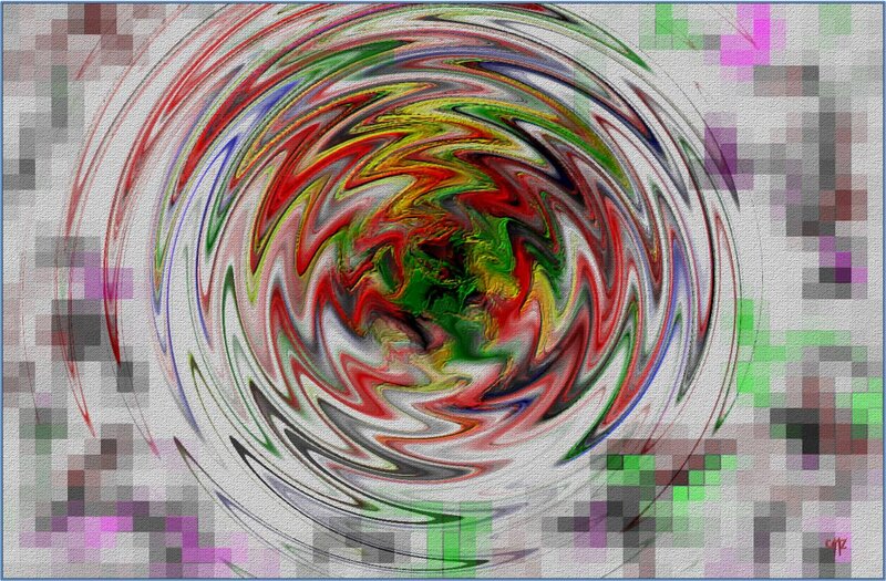 Colorful Swirl Pattern — Red, Dynamic, Abstract, Swirls