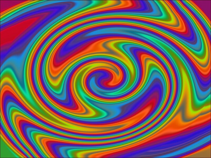 Colorful Swirl Pattern — Red, Hypnotic, Abstract, Swirls
