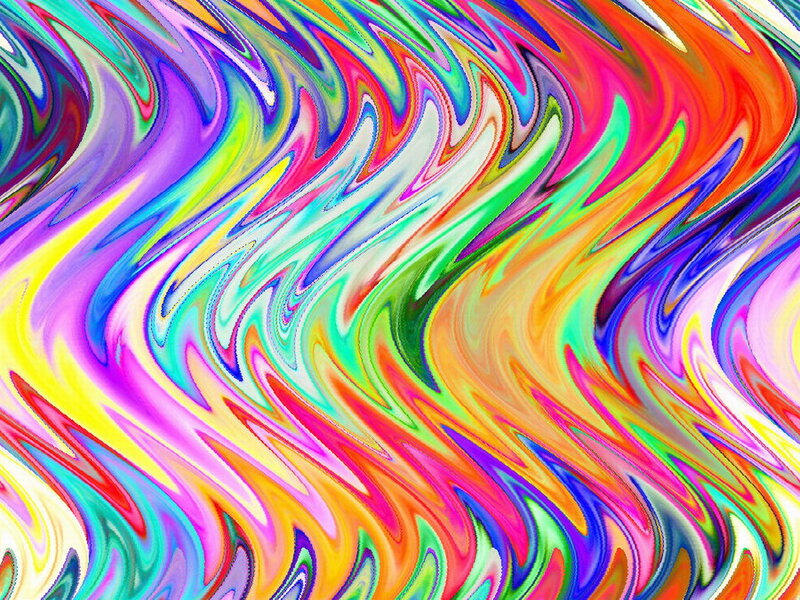 Colorful Swirl Pattern — Yellow, Vibrant, Abstract