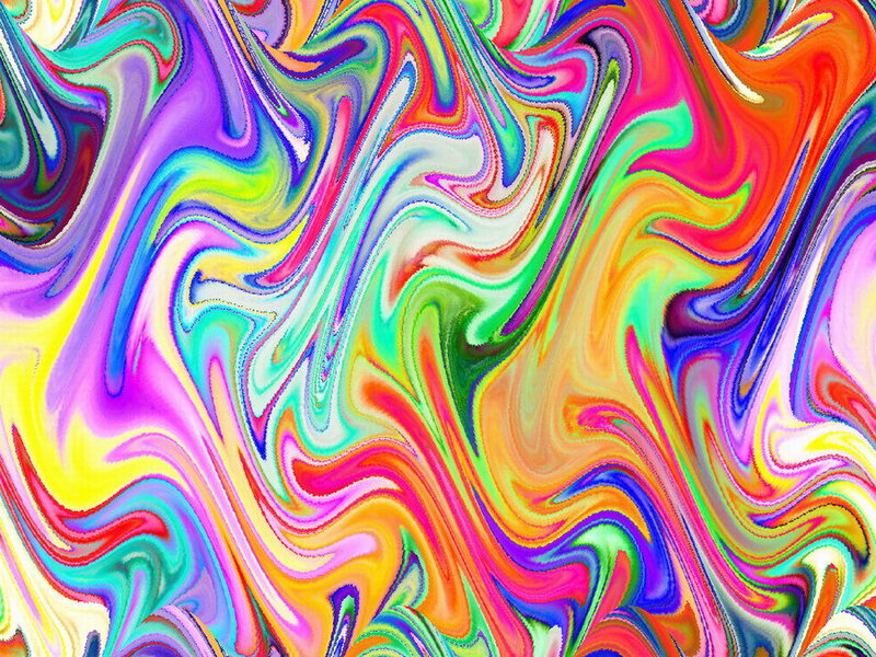 Colorful Swirl Pattern — Yellow, Vibrant