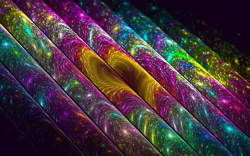 Colorful Swirling Tubes