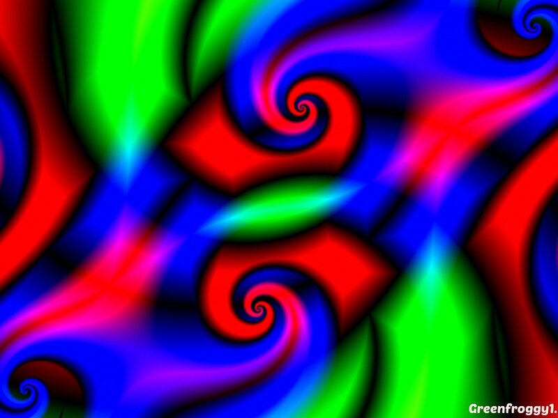 Colorful Swirls — Red, Vibrant