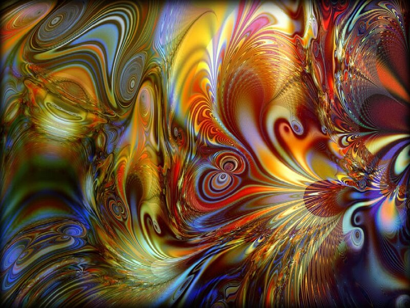 Colorful Swirls — Yellow