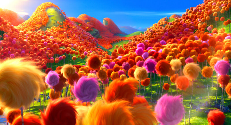 Colorful Swirly Trees