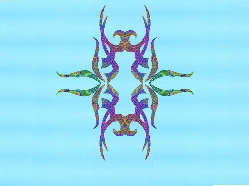 Colorful Symmetrical Pattern