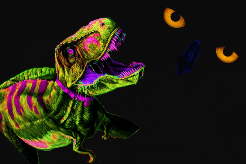 Colorful T-Rex Dinosaur