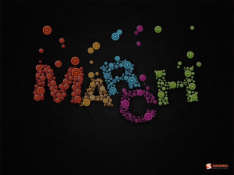colorful text art on black