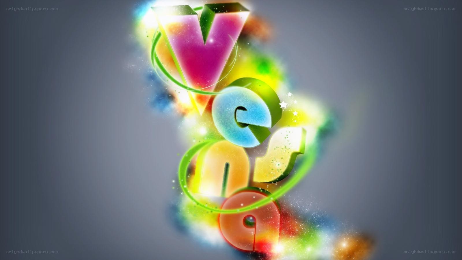 colorful text art wallpaper