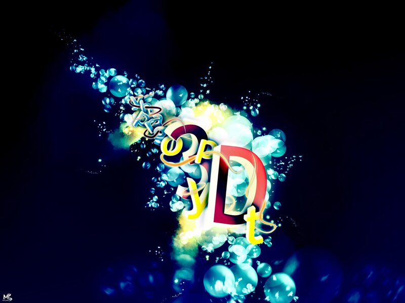 colorful text explosion