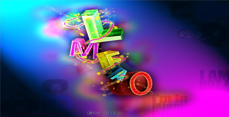 Colorful Text Logo — Blue
