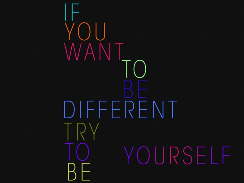 colorful text quote