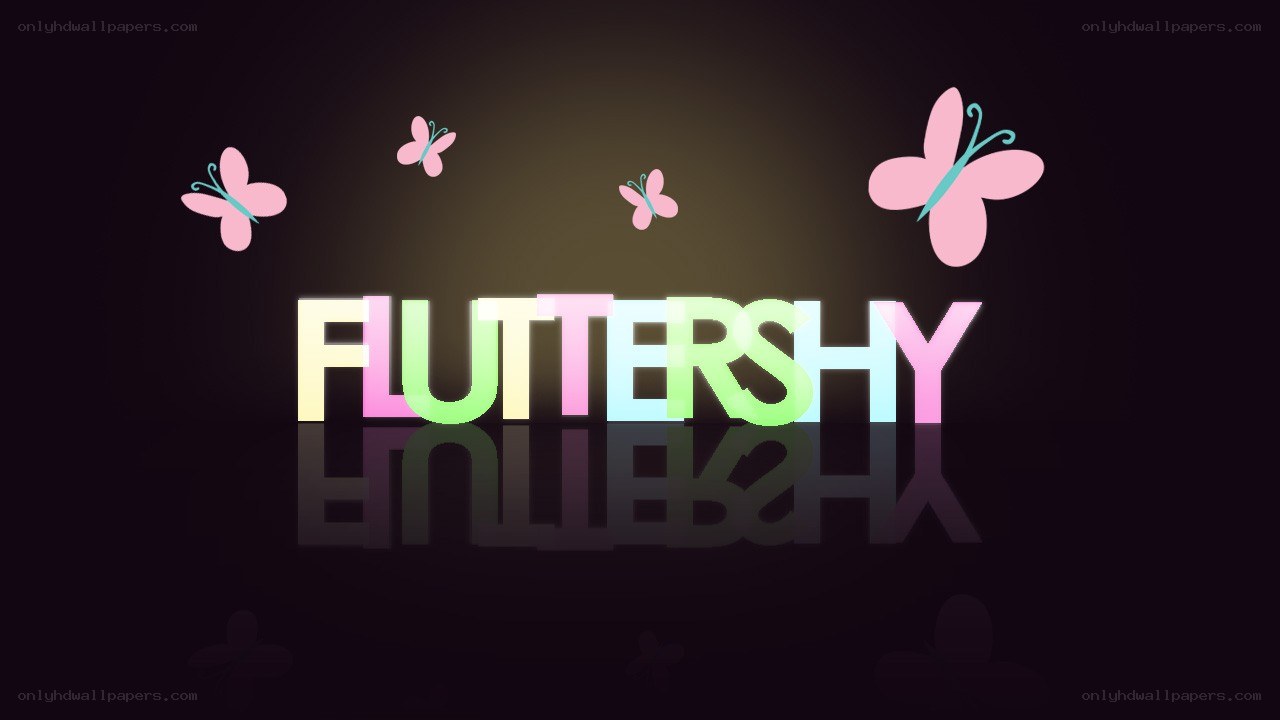 colorful text with butterflies