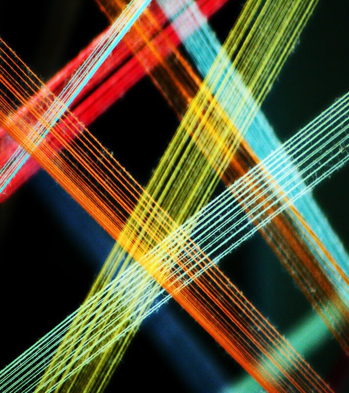 Colorful Threads Crossing