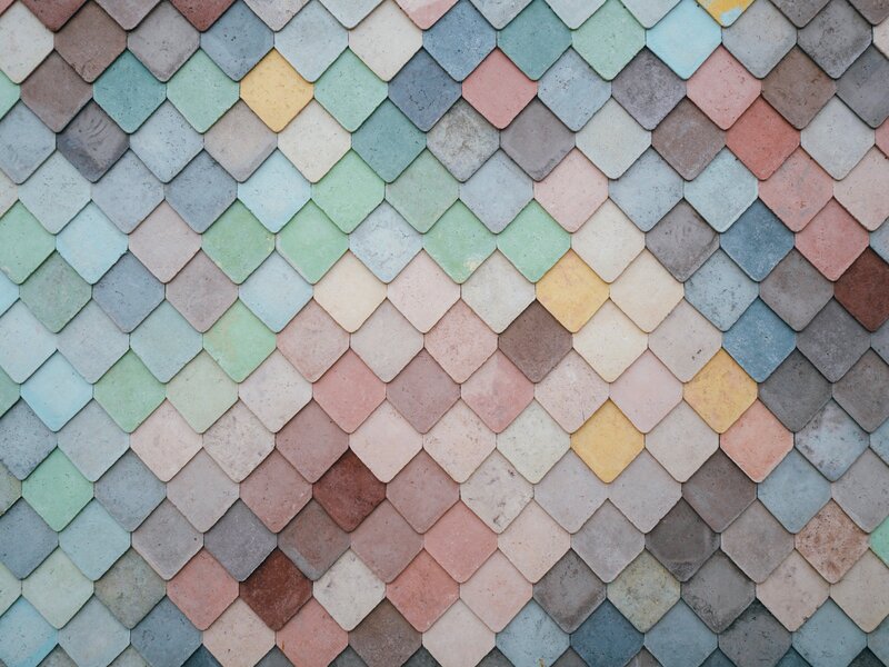Colorful Tile Pattern — Green