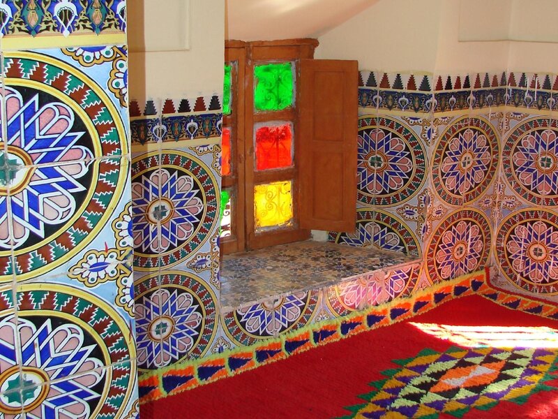 Colorful Tiled Room