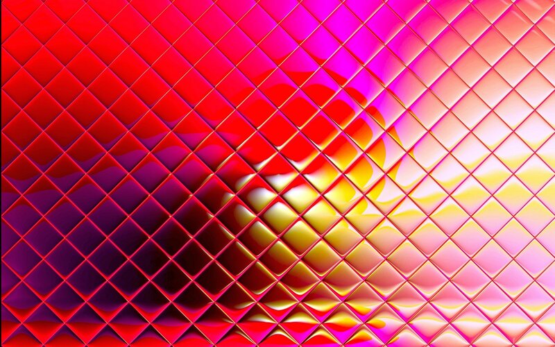 Colorful Tiled Surface — Red