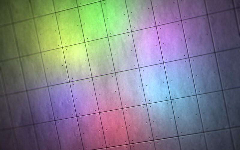 colorful tiled surface