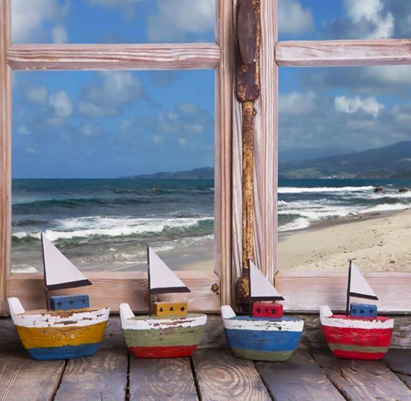 Colorful Toy Boats