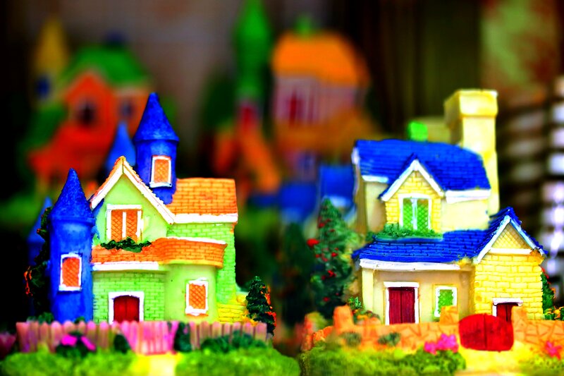 Colorful Toy Houses