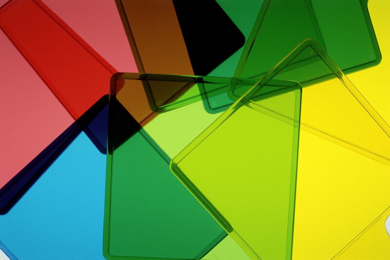Colorful translucent panels