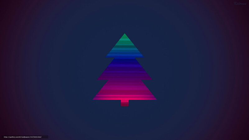 colorful tree gradient