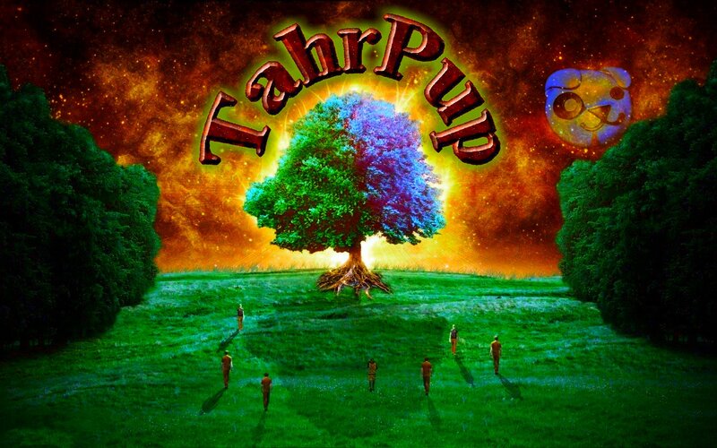 Colorful Tree in Field