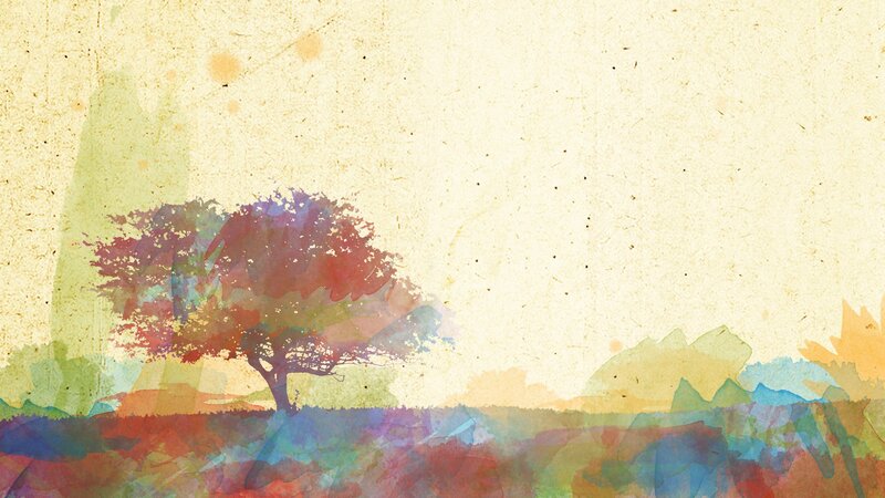 colorful tree landscape