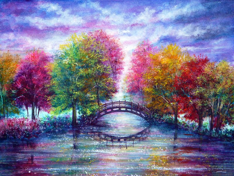 Colorful Trees and Bridge