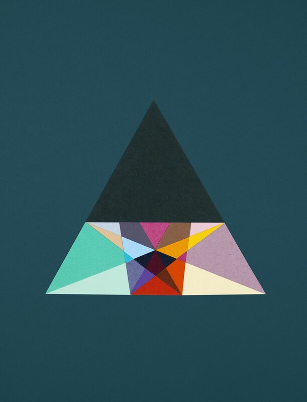 Colorful Triangle Pattern — Teal