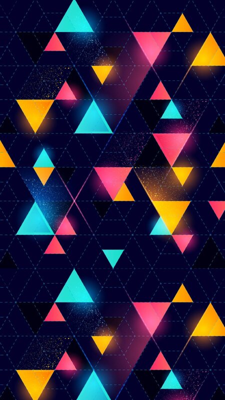 Colorful Triangles Pattern