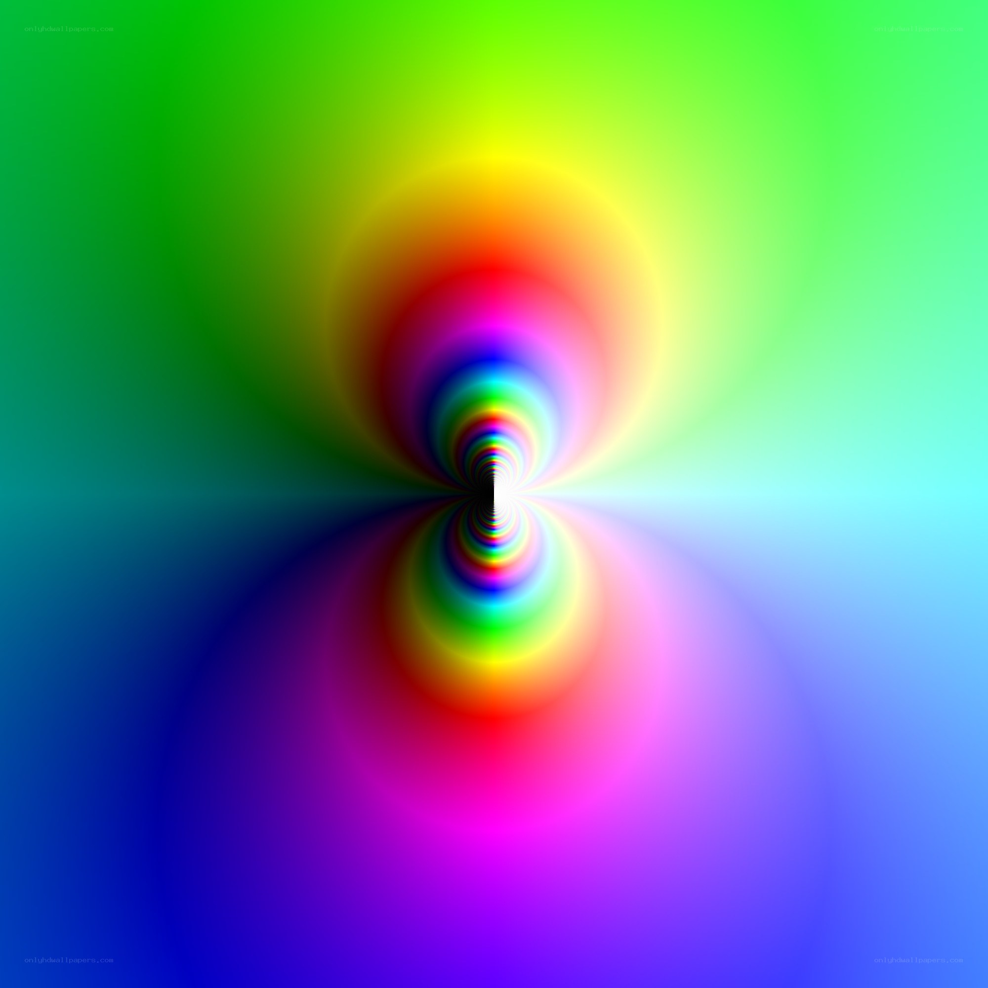 Colorful tunnel effect