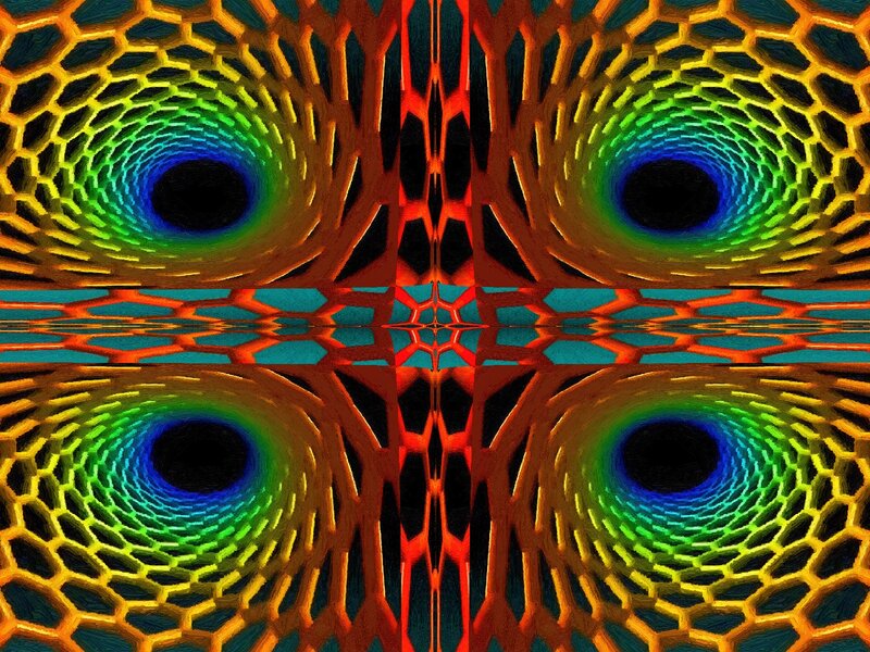 Colorful Tunnel Patterns