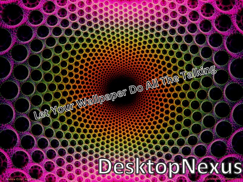Colorful tunnel wallpaper