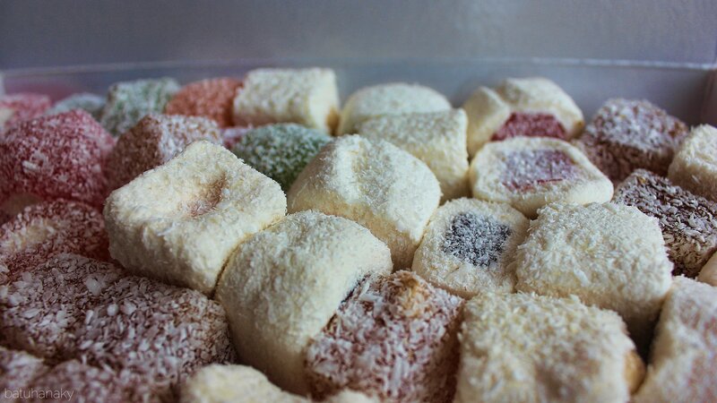 colorful Turkish delight candies