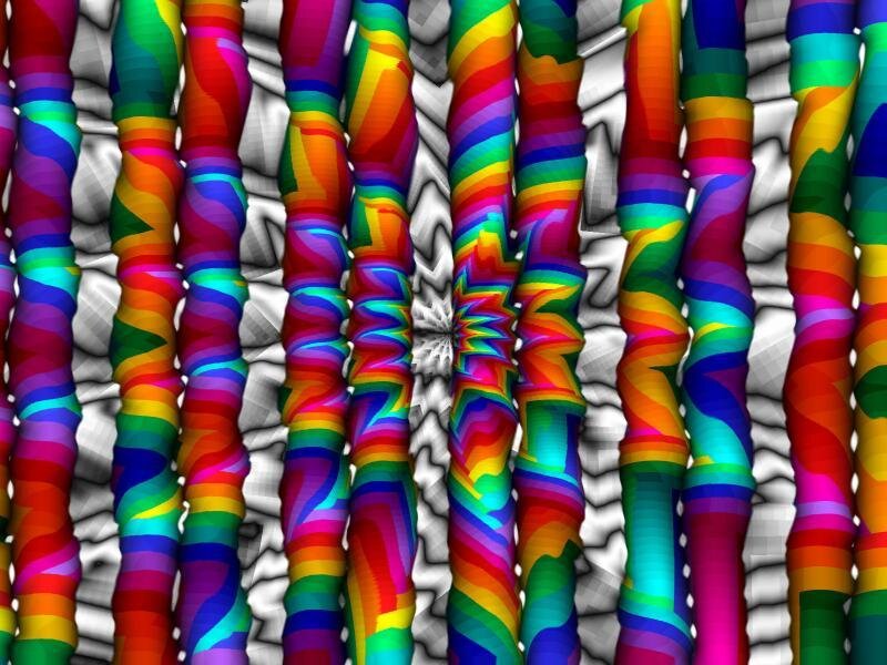 Colorful Twisted Tubes