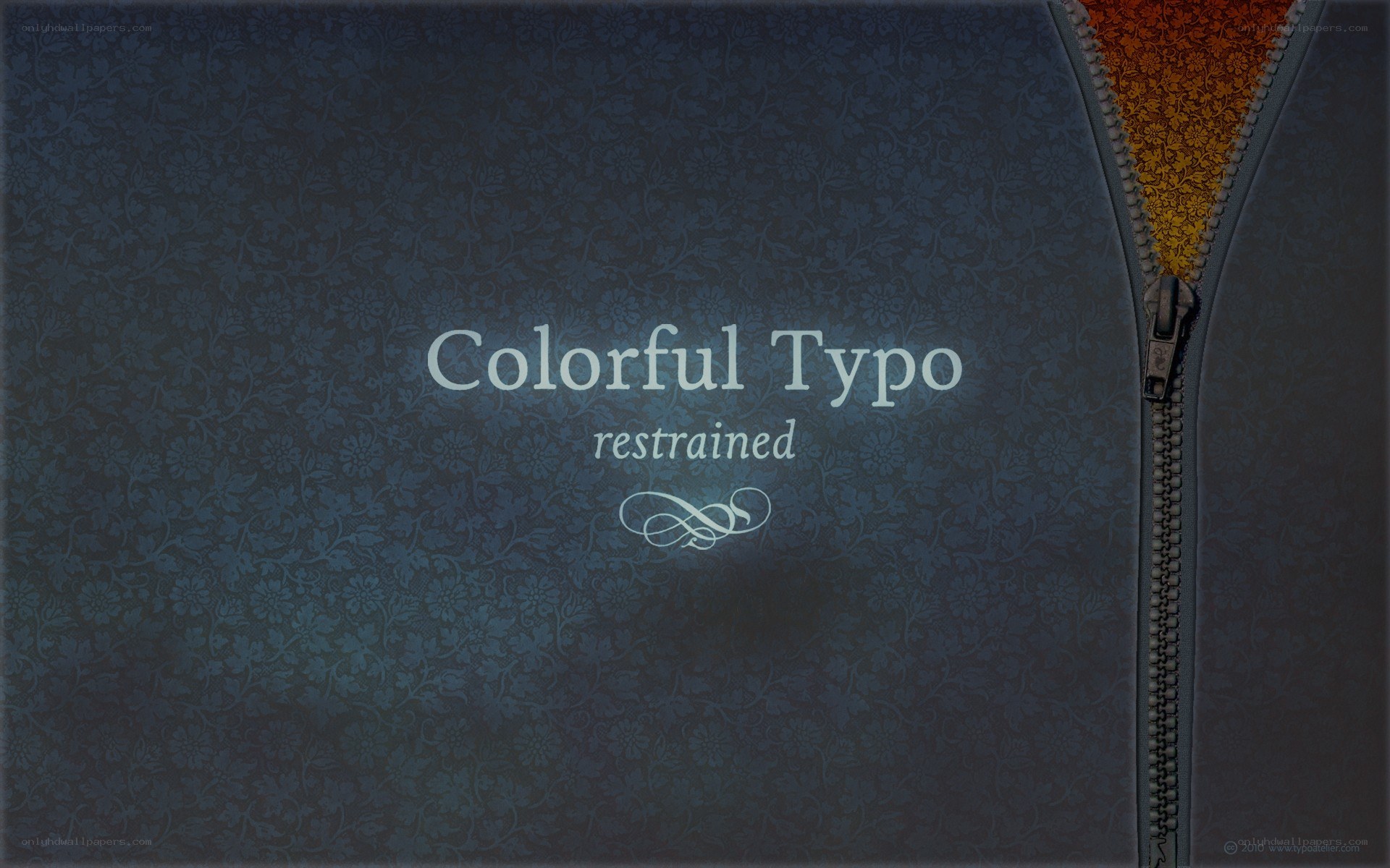 Colorful Typo restrained