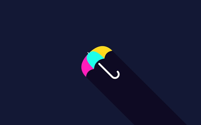 Colorful Umbrella Icon