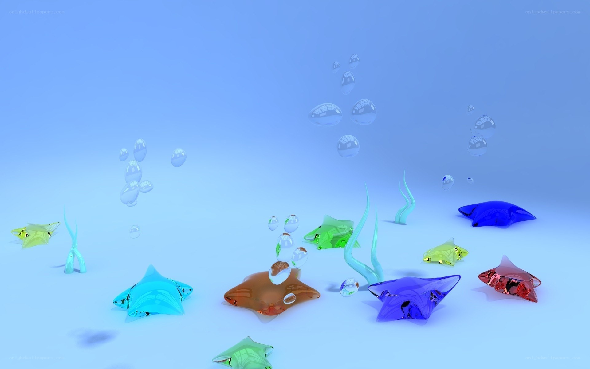 Colorful underwater scene