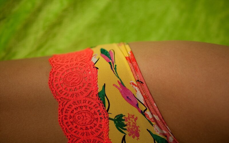 colorful underwear waistband
