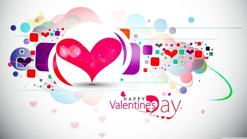 Colorful Valentine's Day design